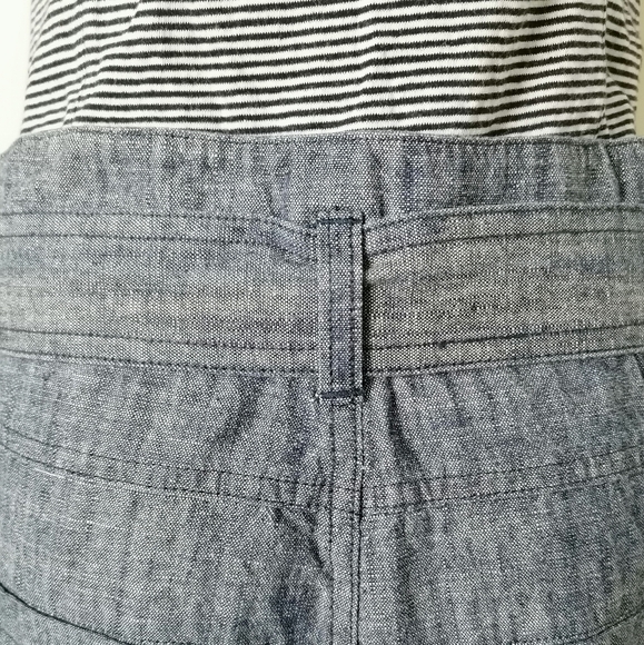 ๐ black and white striped sleeveless top with soft denim rompers by - Picture 7 of 8